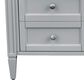 James Martin Vanities Brittany 36" Single Bathroom Vanity in Urban Gray with 3 cm Ethereal Noctis Quartz Top and Rectangle Sink, , large
