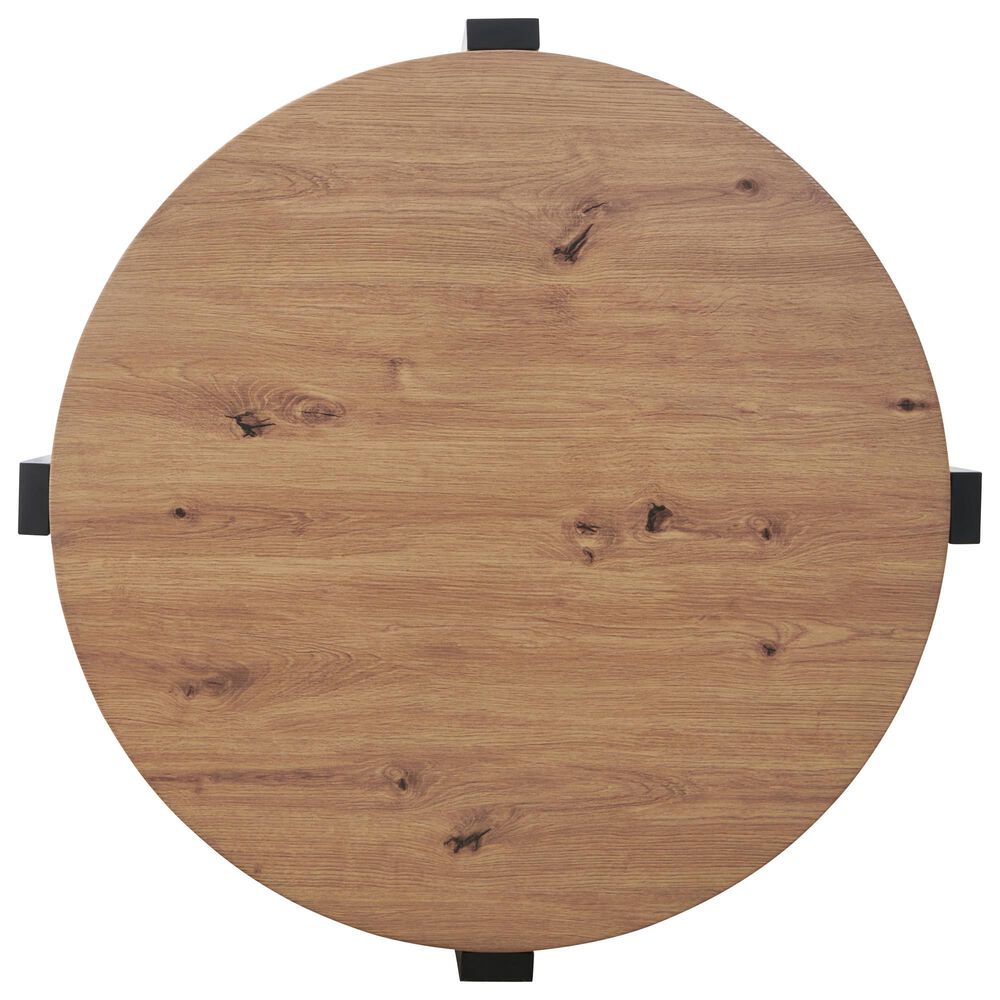 Steve Silver Furniture Darcie Cocktail Table in Natural and Black, , large