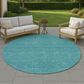 Dalyn Rug Company Soft Essentials Turquoise 8" Round Area Rug, , large