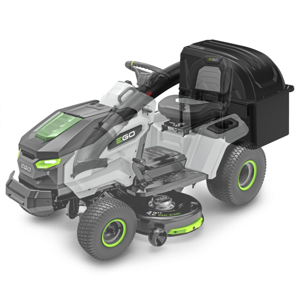 EGO T6 Lawn Tractor Bagging Kit in Black, , large