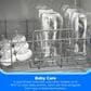 Midea 17" Portable Countertop Dishwasher with 5L Built-in Water Tank in White, , large
