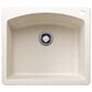 Blanco Diamond 25" Single Bowl Kitchen Sink in Soft White, , large