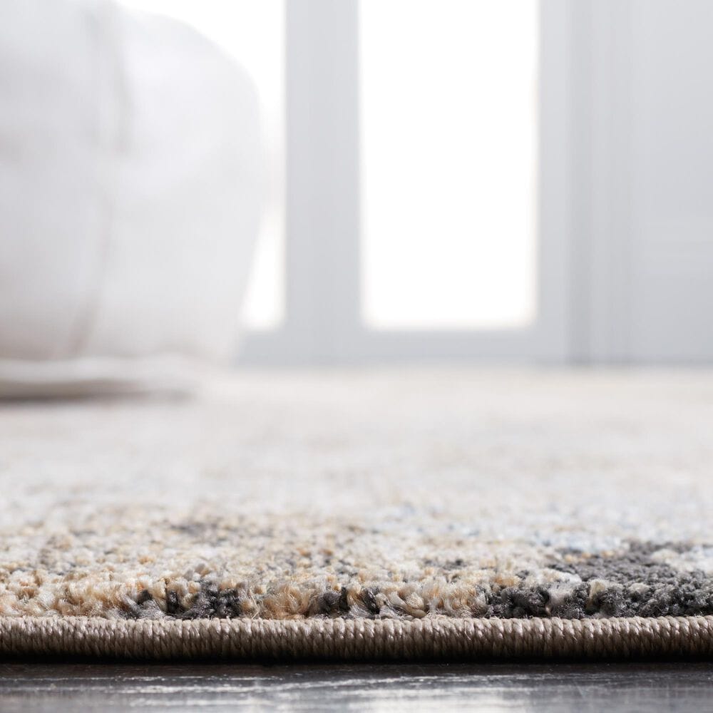 Safavieh Jasmine 4&#39;5&quot; x 6&#39;5&quot; Grey and Gold Area Rug, , large