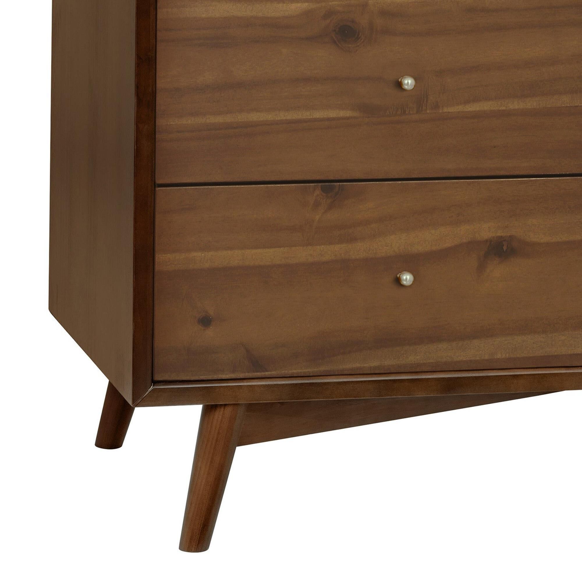 Babyletto Palma 7 Drawer Double Dresser in Natural Walnut NFM