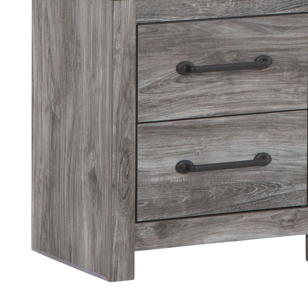 Ashley Bronyan 4-Piece Queen Bedroom Set in Dark Gray, , large