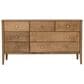 Archbold Furniture Warren 7-Drawer Dresser and Mirror in Harvest, , large