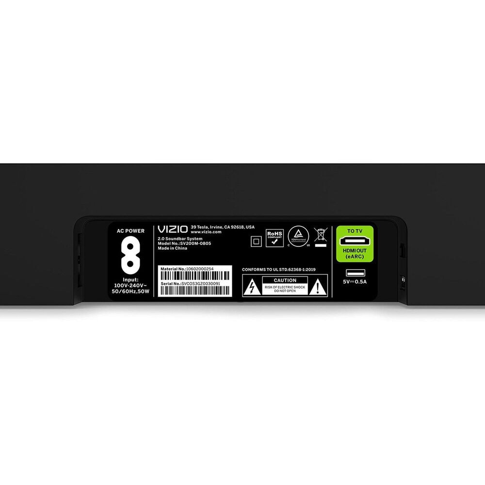 VIZIO 2.0 Soundbar with Dolby Atmos in Black, , large