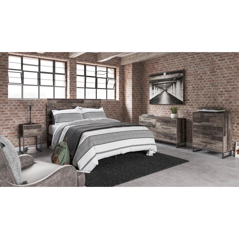 Ashley Neilsville 6-Drawer Dresser in Multi Gray and Dark Brown, , large