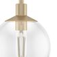Hunter Xidane 1-Light Mini Pendant in Alturas Gold, , large