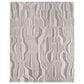 Feizy Kimball Gray and Ivory 3"6" x 5"6" Area Rug, , large