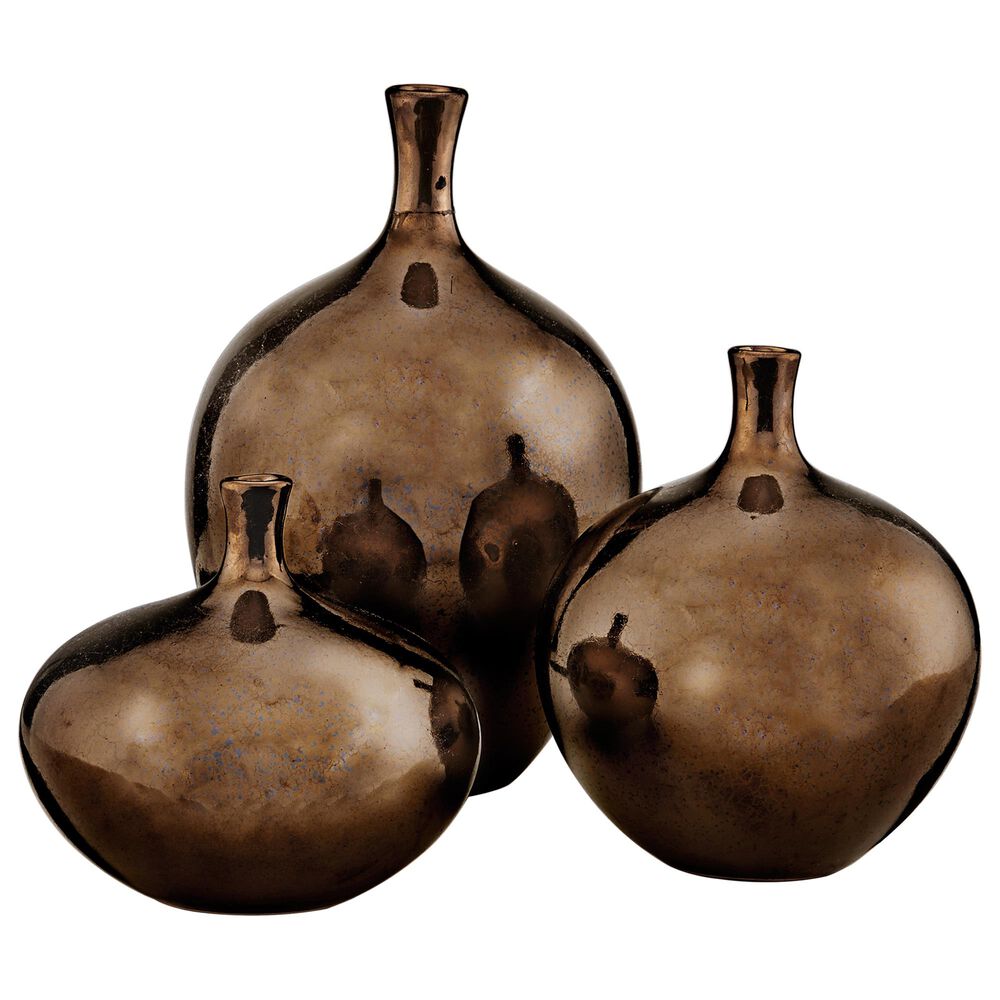 Hampton Park Ansen Vases in Bronze (Set of 3), , large
