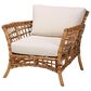 Baxton Studio Babette Arm Chair in White, , large