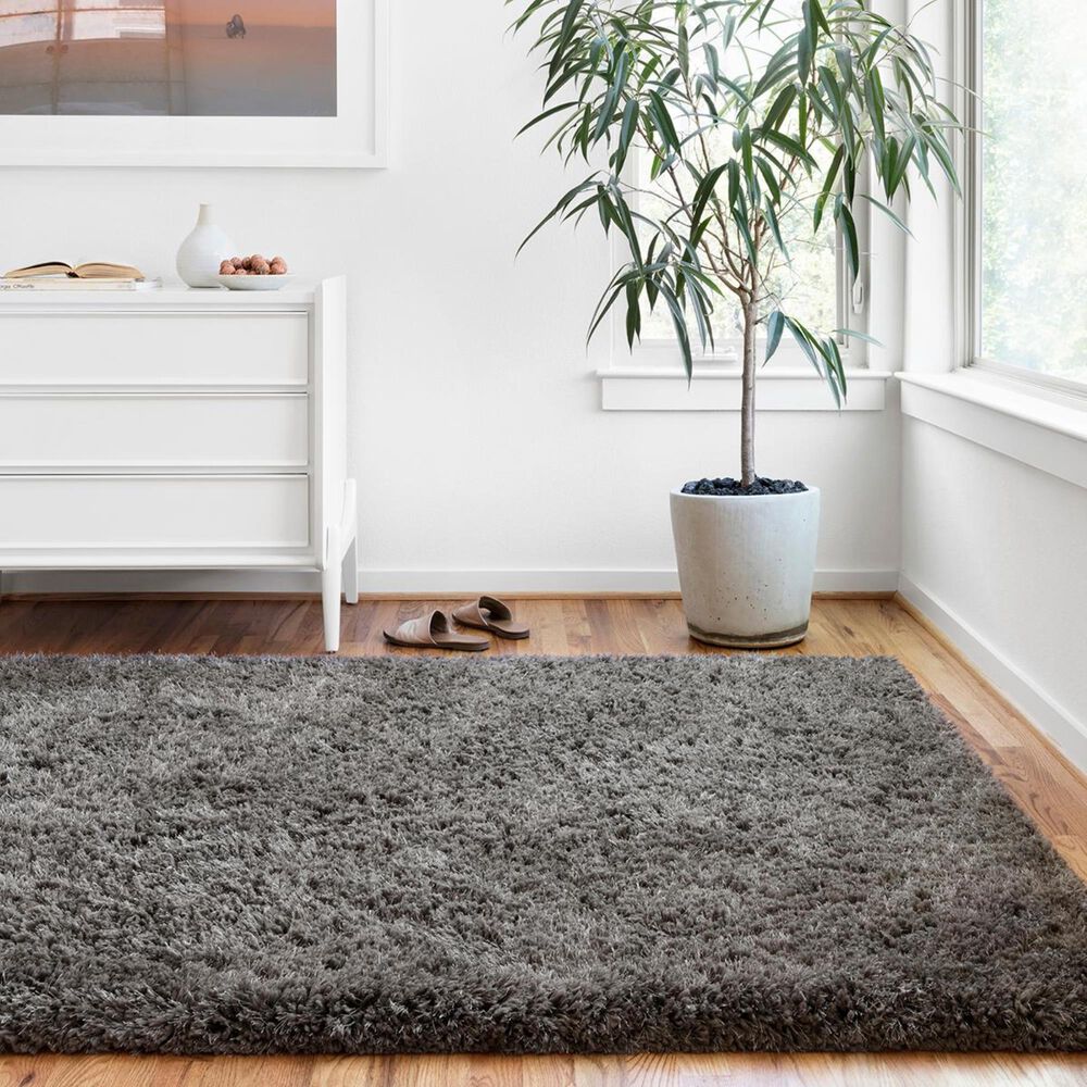 Loloi II Milan MIL-01 7&#39;9&quot; x 9&#39;9&quot; Charcoal Area Rug, , large