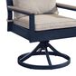 Ashley East Beach Swivel Chair in Navy Blue and Driftwood (Set of 2), , large