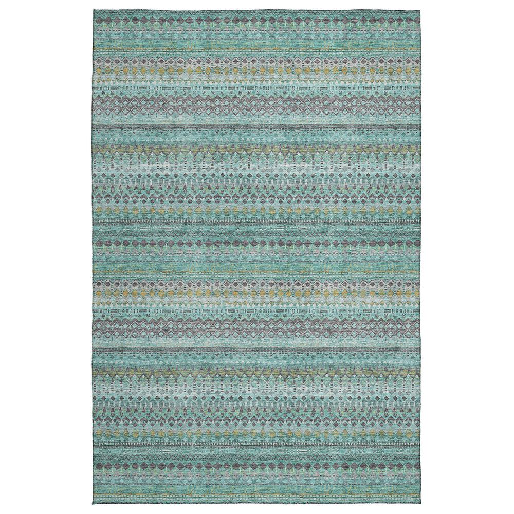 Dalyn Rug Company Solace SL2 8" x 10" Aqua Area Rug, , large