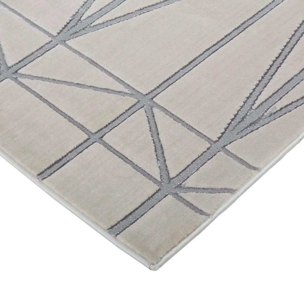 Feizy Micah 9&#39;2&quot; x 12&#39; Ivory and Silver Area Rug, , large