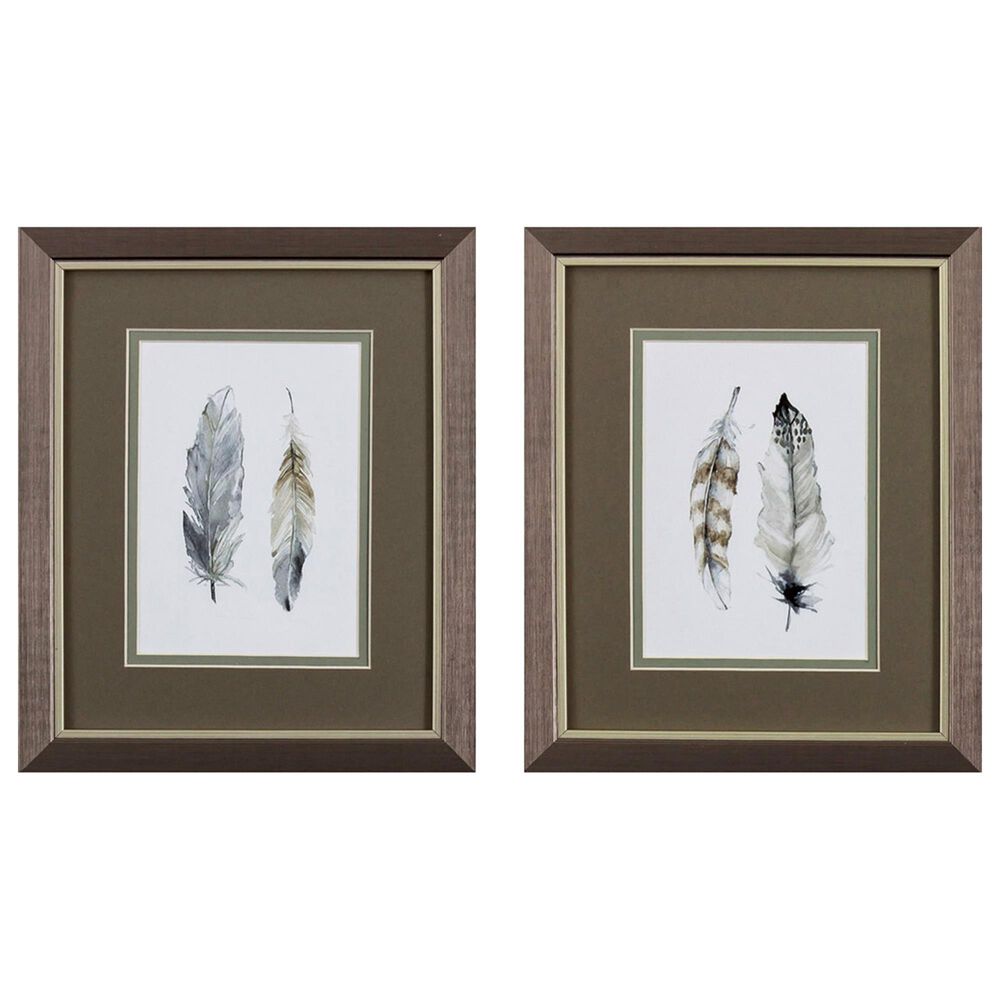 Propac Flight of Fancy Wall Art in Gray (Set of 2), , large