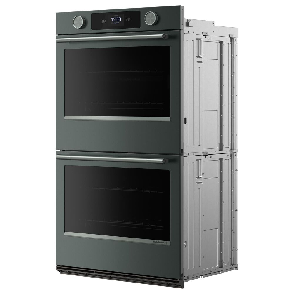 KitchenAid 2-Piece Kitchen Package with Juniper 30" Smart Double Wall Oven and Stainless Steel 36" Gas Cooktop, , large