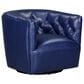 Italiano Furniture Cambria Mira Swivel Chair in Blue, , large