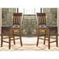 Ashley Ralene Upholstered Counter Stool in Medium Brown (Set of 2), , large