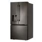 LG 24.5 Cu. Ft. 3-Door French Door Refrigerator in Black Stainless Steel, , large