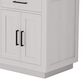 Lexora Home Abbey 60" Double Bathroom Vanity in White Oak with 2 cm White Quartz Top and Rectangular Sinks, , large