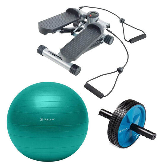 FILA Jump Rope with Gaiam Balance Ball and ProForm Mini Stepper