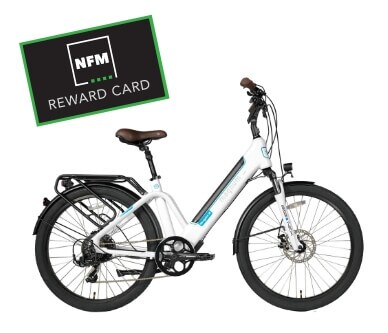 Magnum Navigator S Bike in White and Blue
