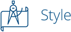 Blueprint with Style as text
