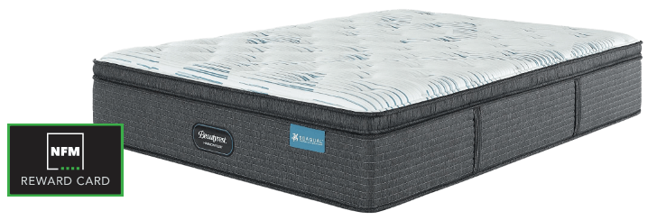 NFM Reward Card Plus Beautyrest Harmony Draycott Medium Plush Pillow Top Queen Mattress