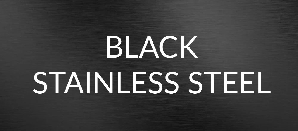 black stainless steel