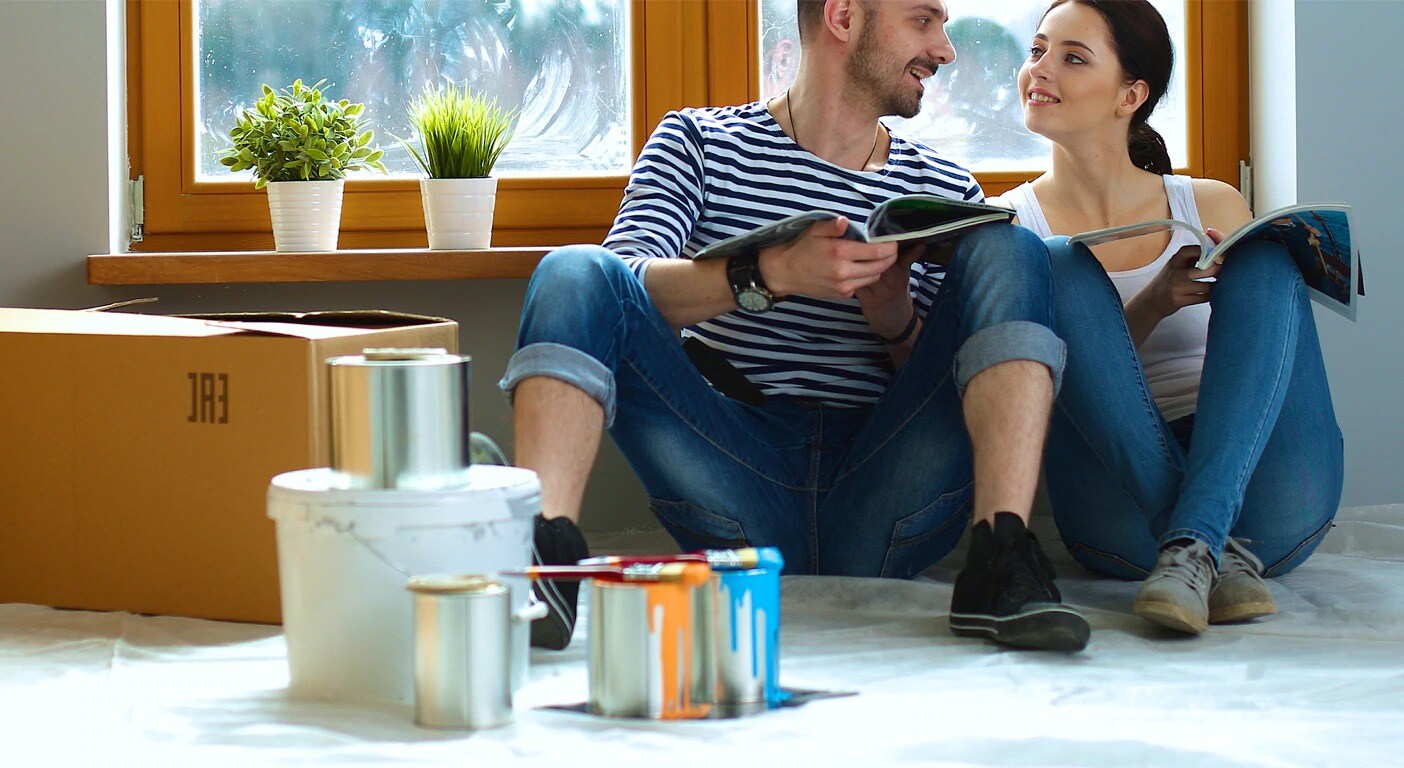 Couple moved into new home