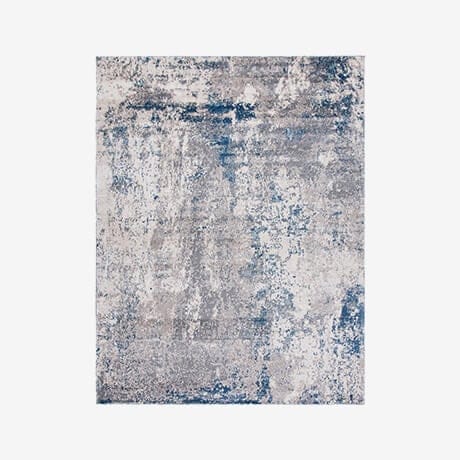 Safavieh Aston ASN718 8ft x 10ft Grey and Navy Area Rug