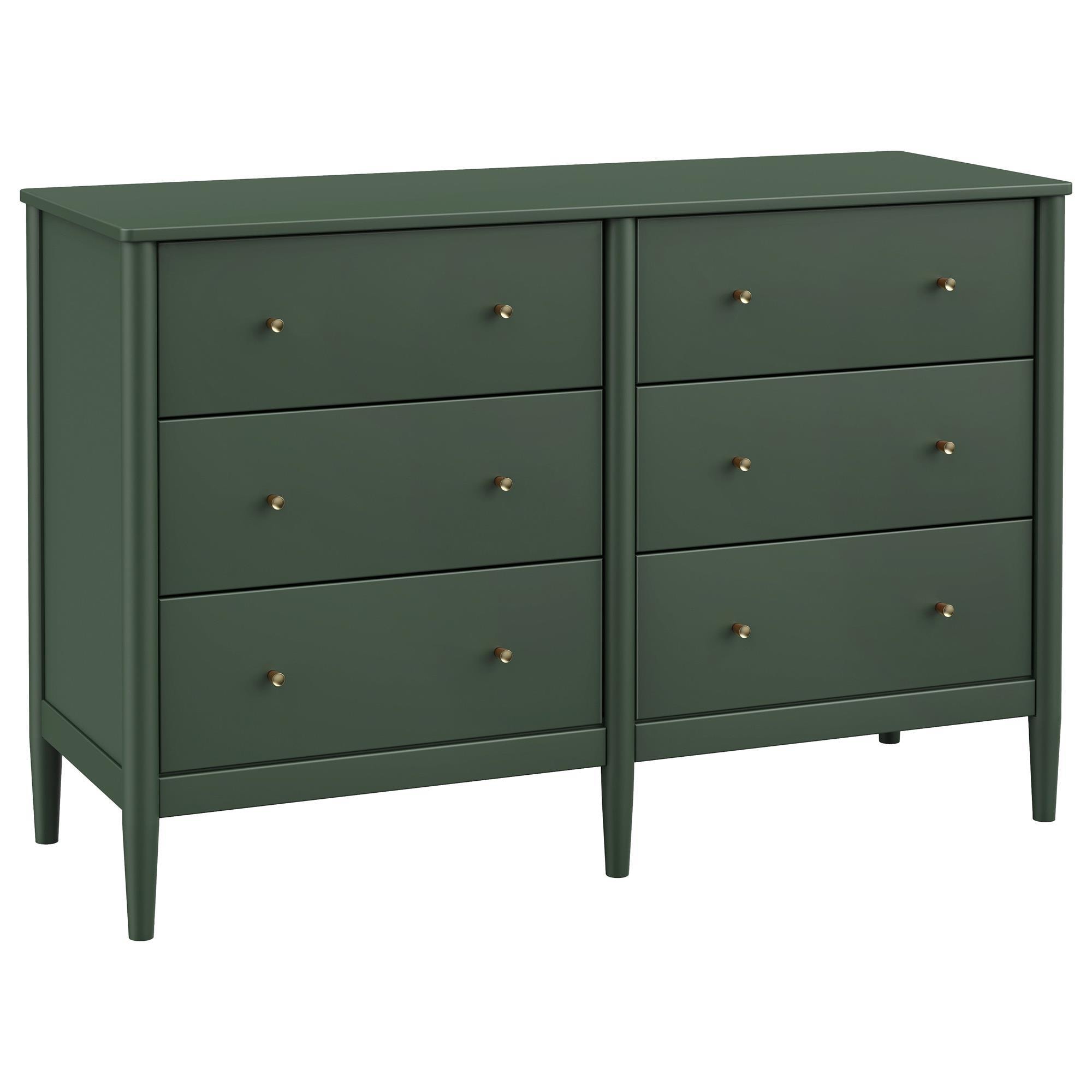 DaVinci Frem 6-Drawer Dresser in Forest Green DaVinci Frem 6-Drawer Dresser in Forest Green