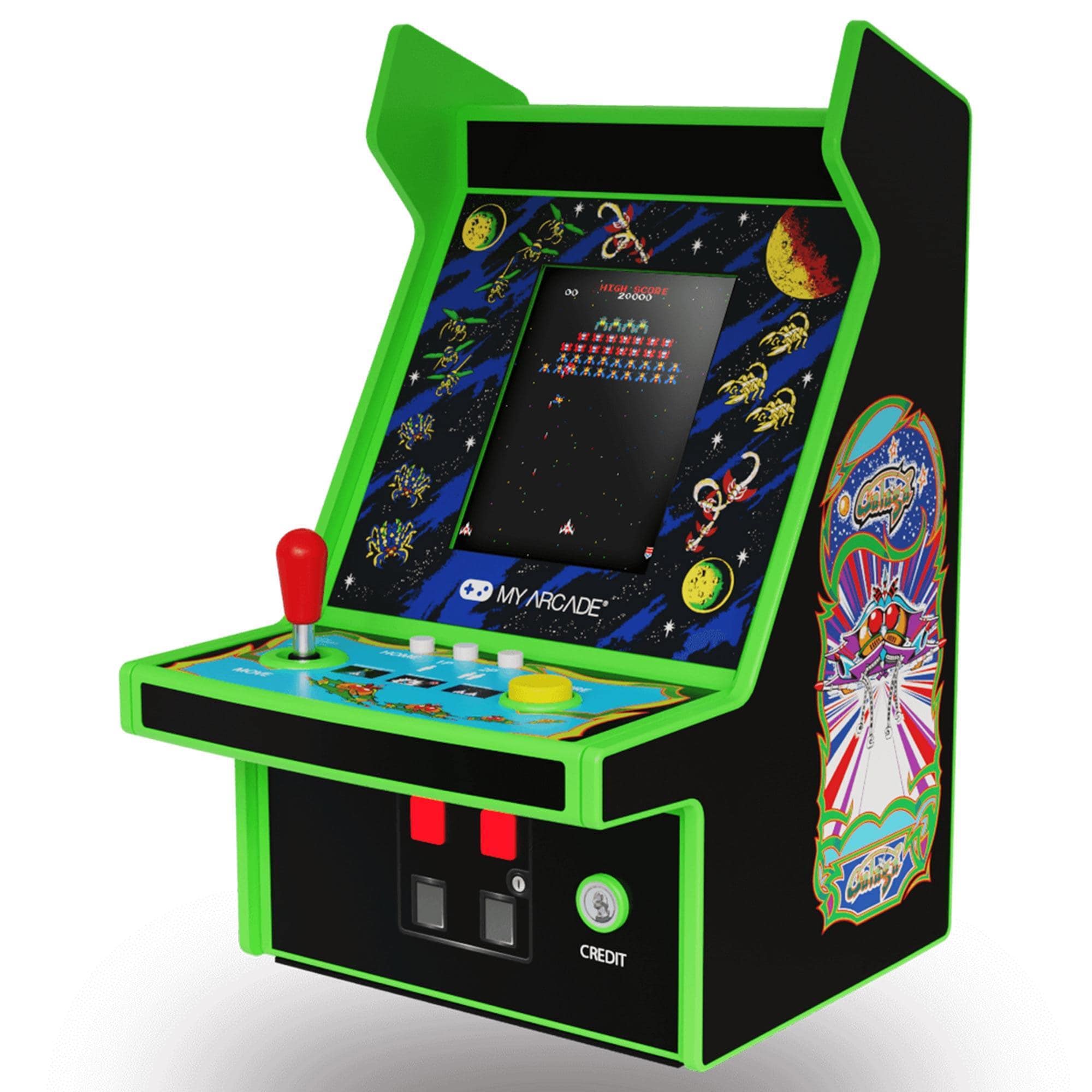 My Arcade Galaga Micro Player Pro Portable Retro Arcade in Multicolor