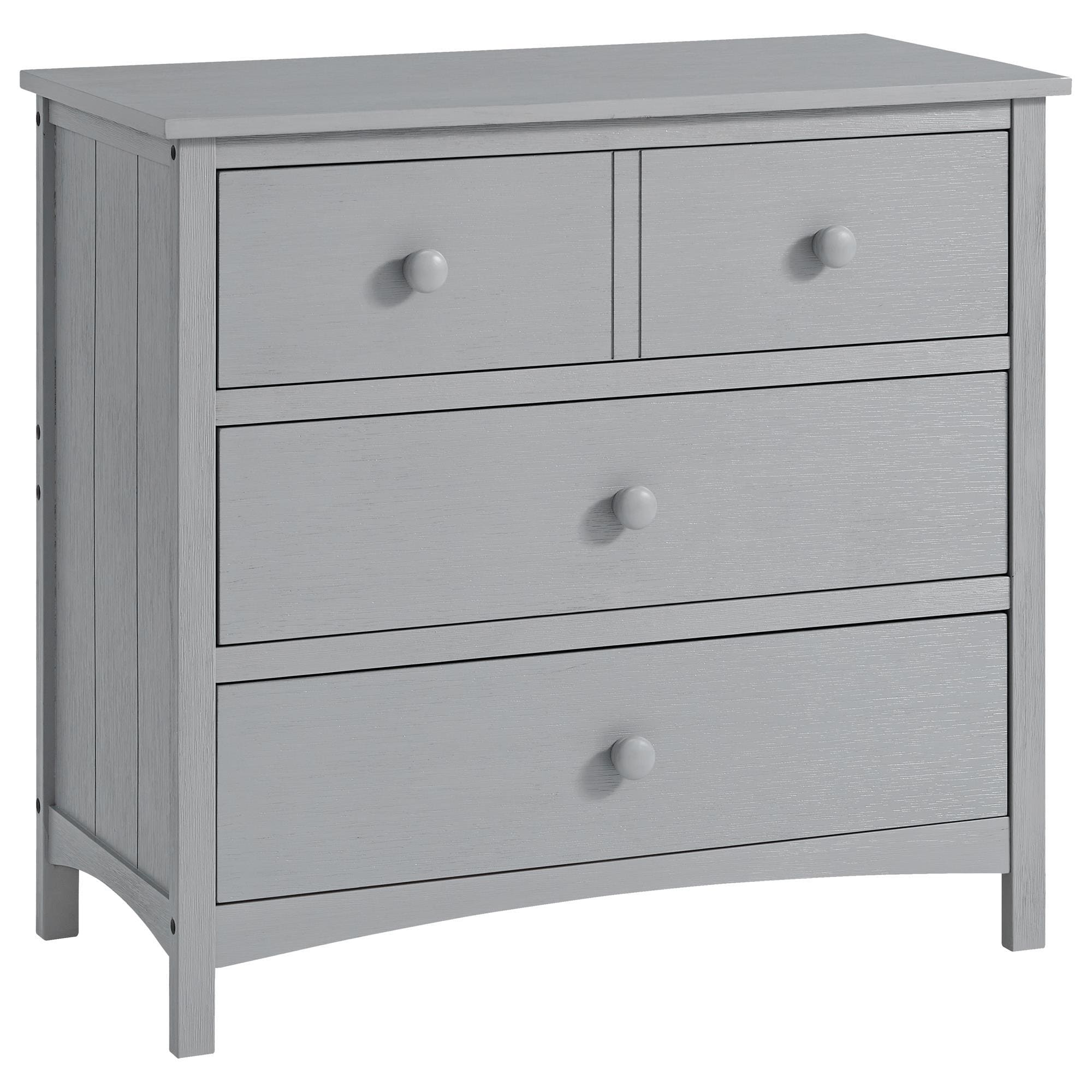 Oxford Baby Montauk 3-Drawer Dresser in Farmhouse Gray