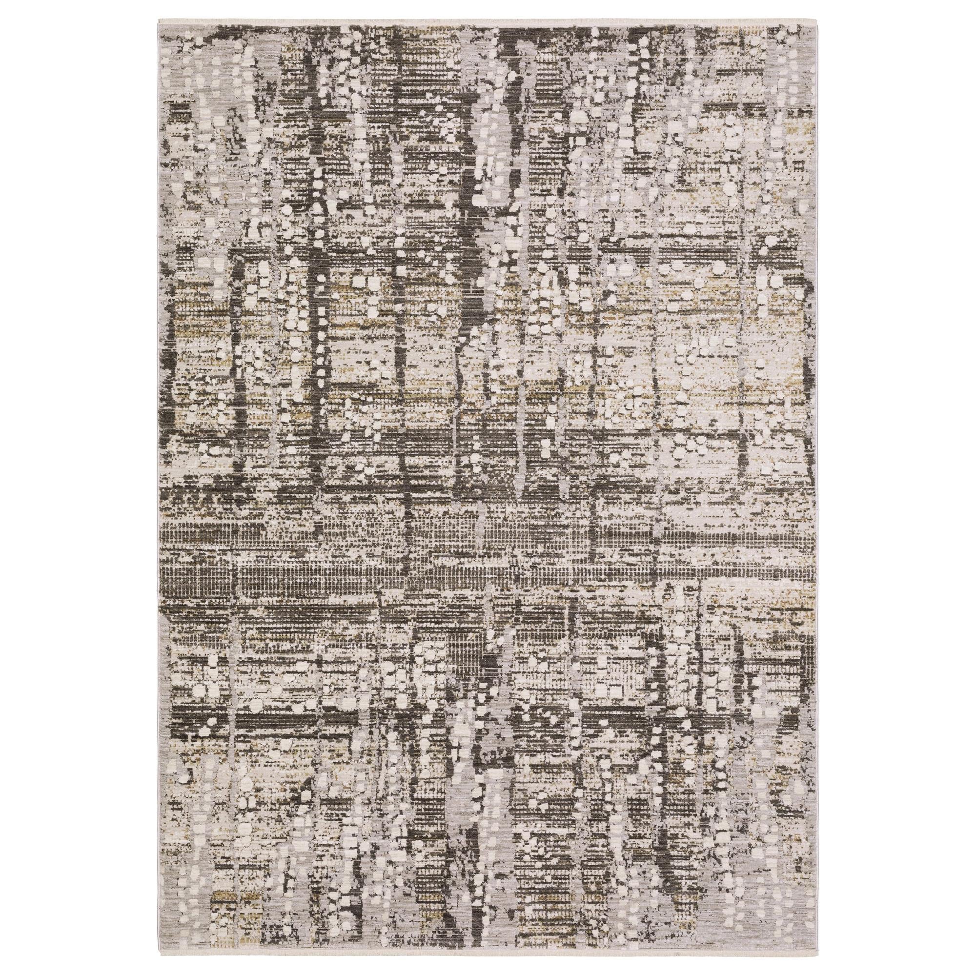 Oriental Weavers Branigan Abstract Beige and Brown 5'3