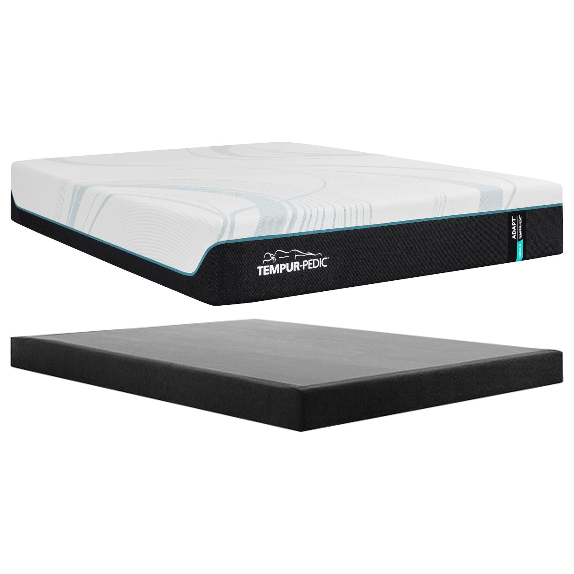 Tempur-Pedic Adapt 2.0 Medium Queen Mattress with Low Profile Box