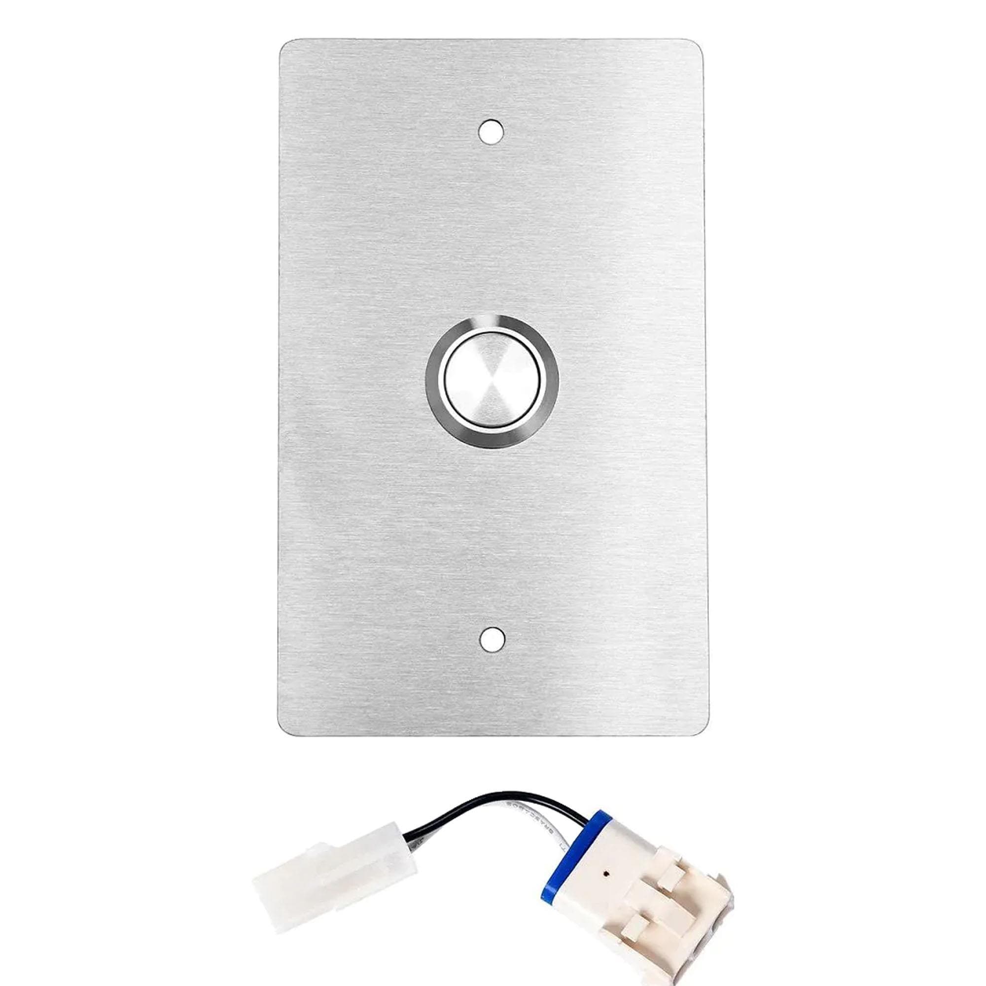 DCS External Lighting Power Button in Stainless Steel