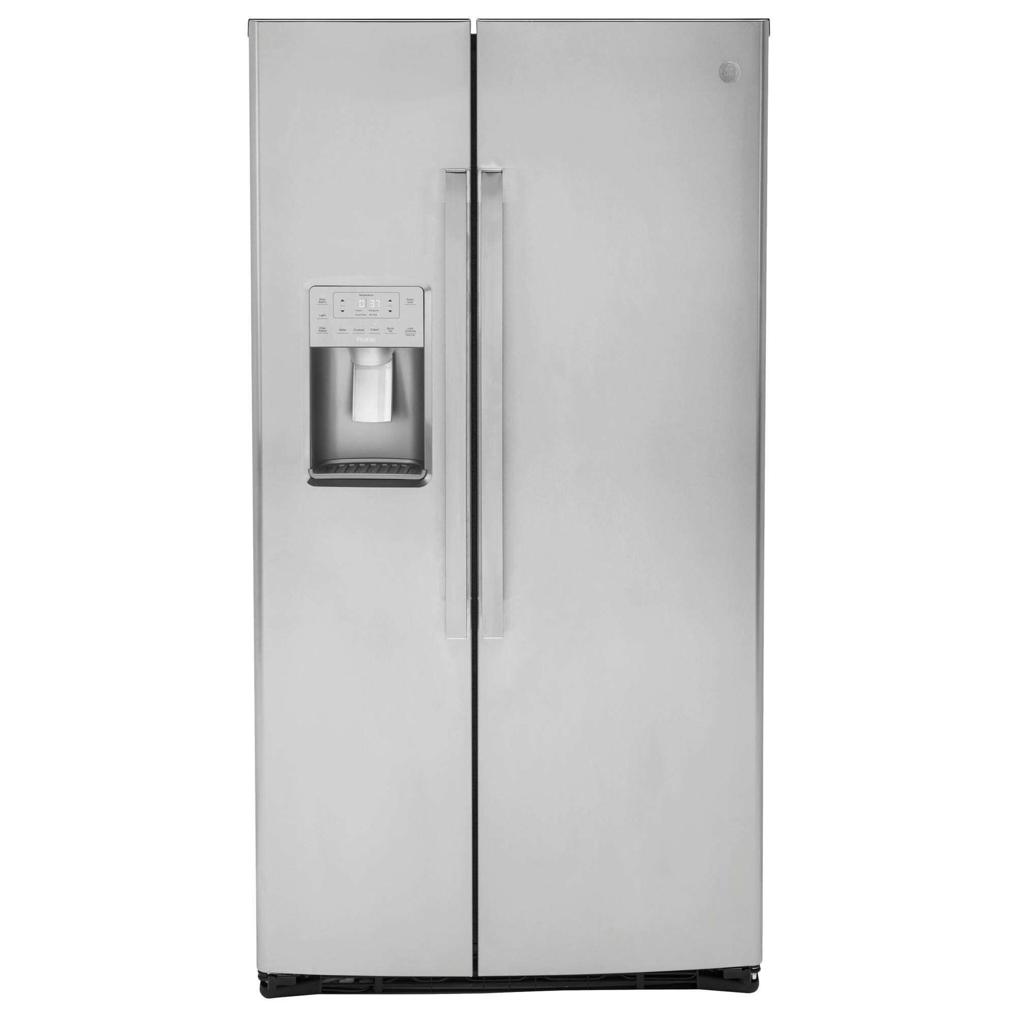 GE Profile 21.9 Cu. Ft. SideBySide Refrigerator in Fingerprint