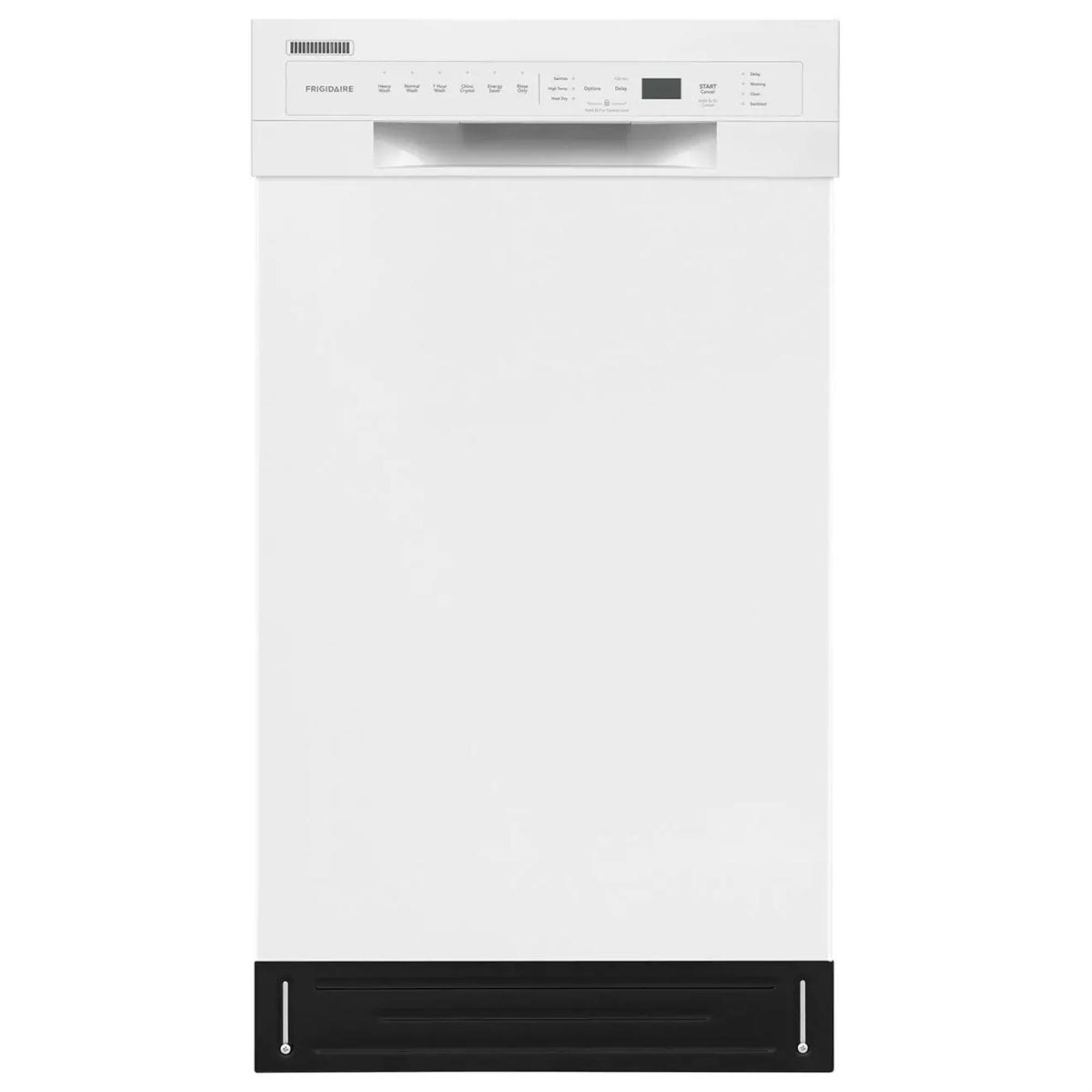 Frigidaire 18" BuiltIn Dishwasher in White NFM