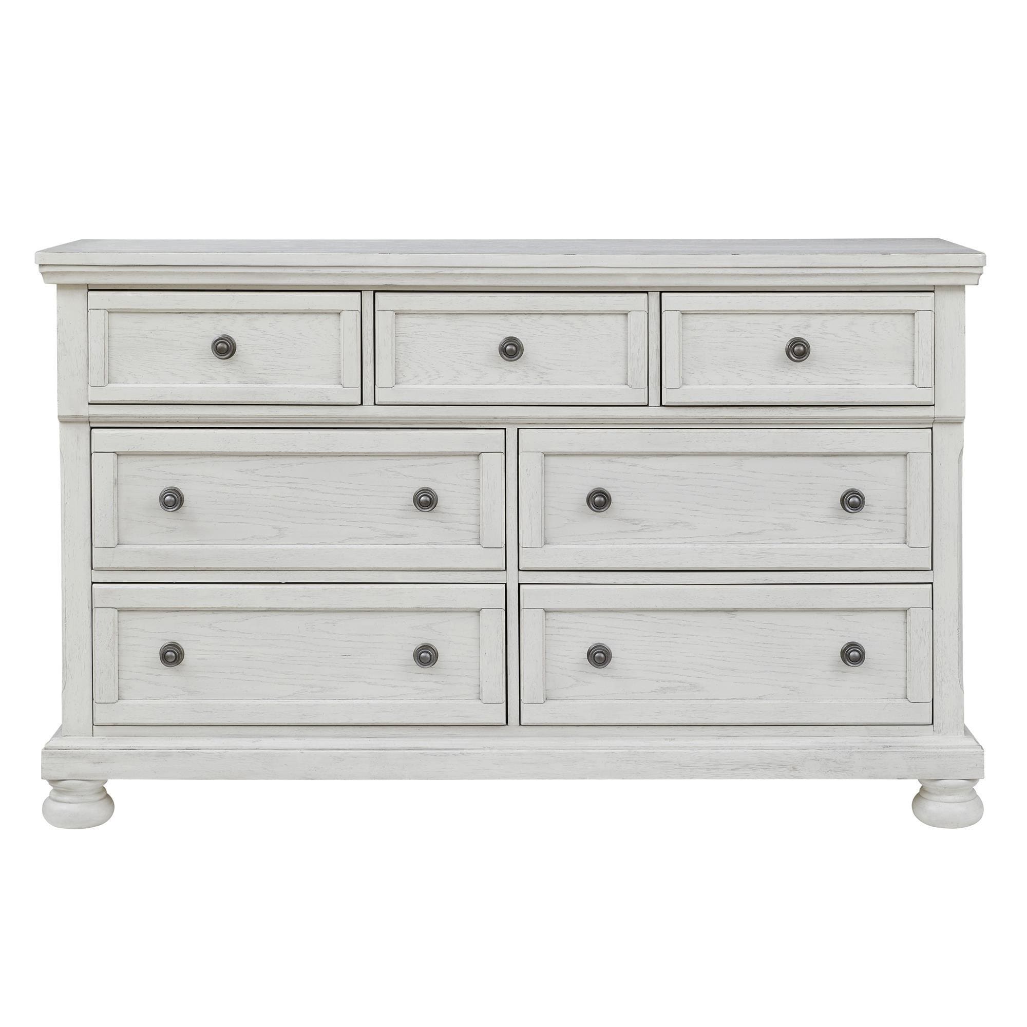 Ashley Robbinsdale 7 Drawer Dresser in Antique White