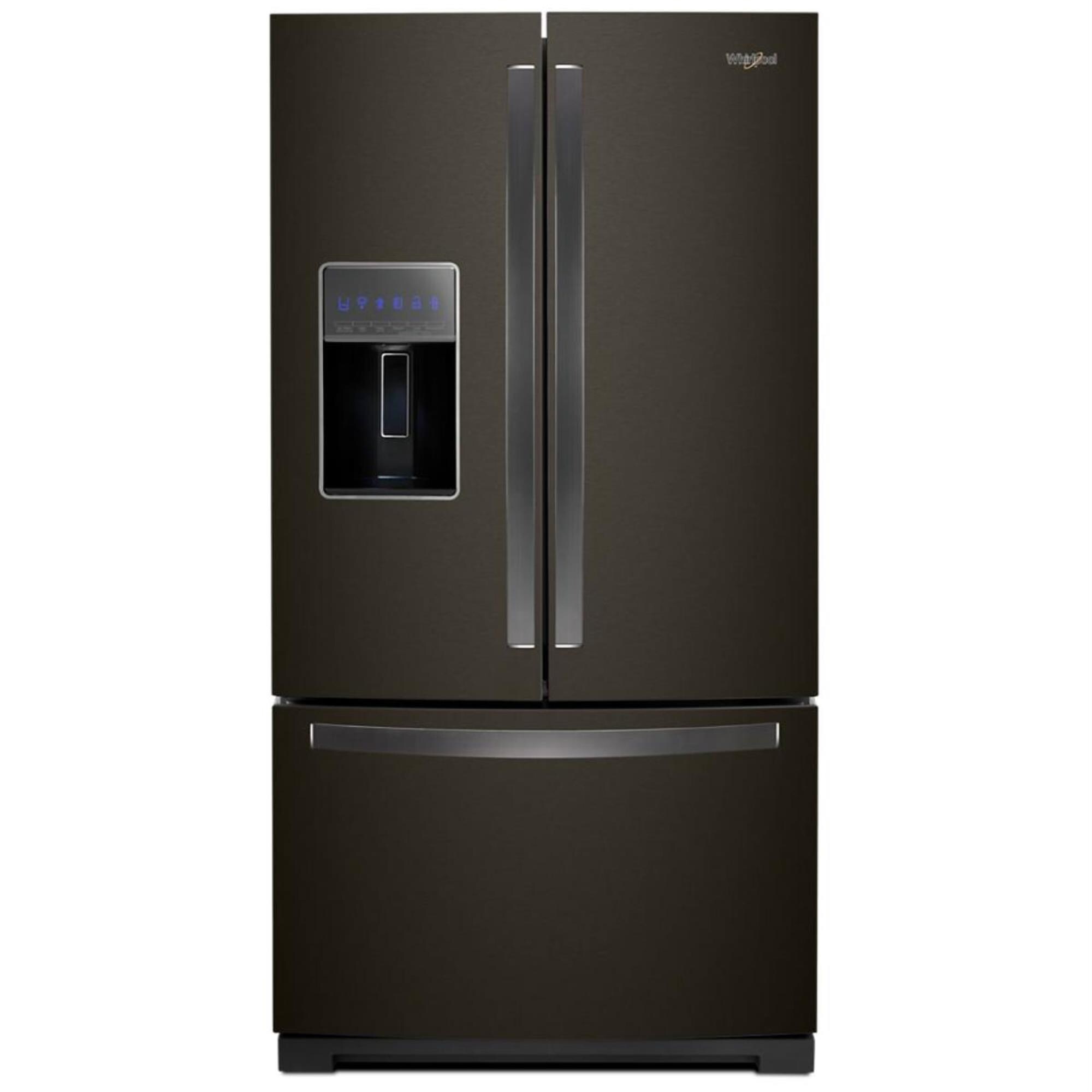 Whirlpool 27 Cu. Ft. 36" French Door Refrigerator in Black Stainless NFM
