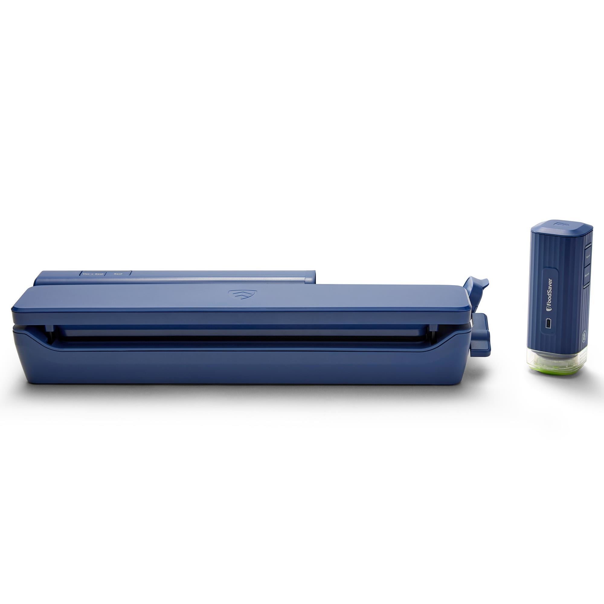 FoodSaver 2-in-1 Handheld+ Vacuum Sealing System in Matte Indigo Blue