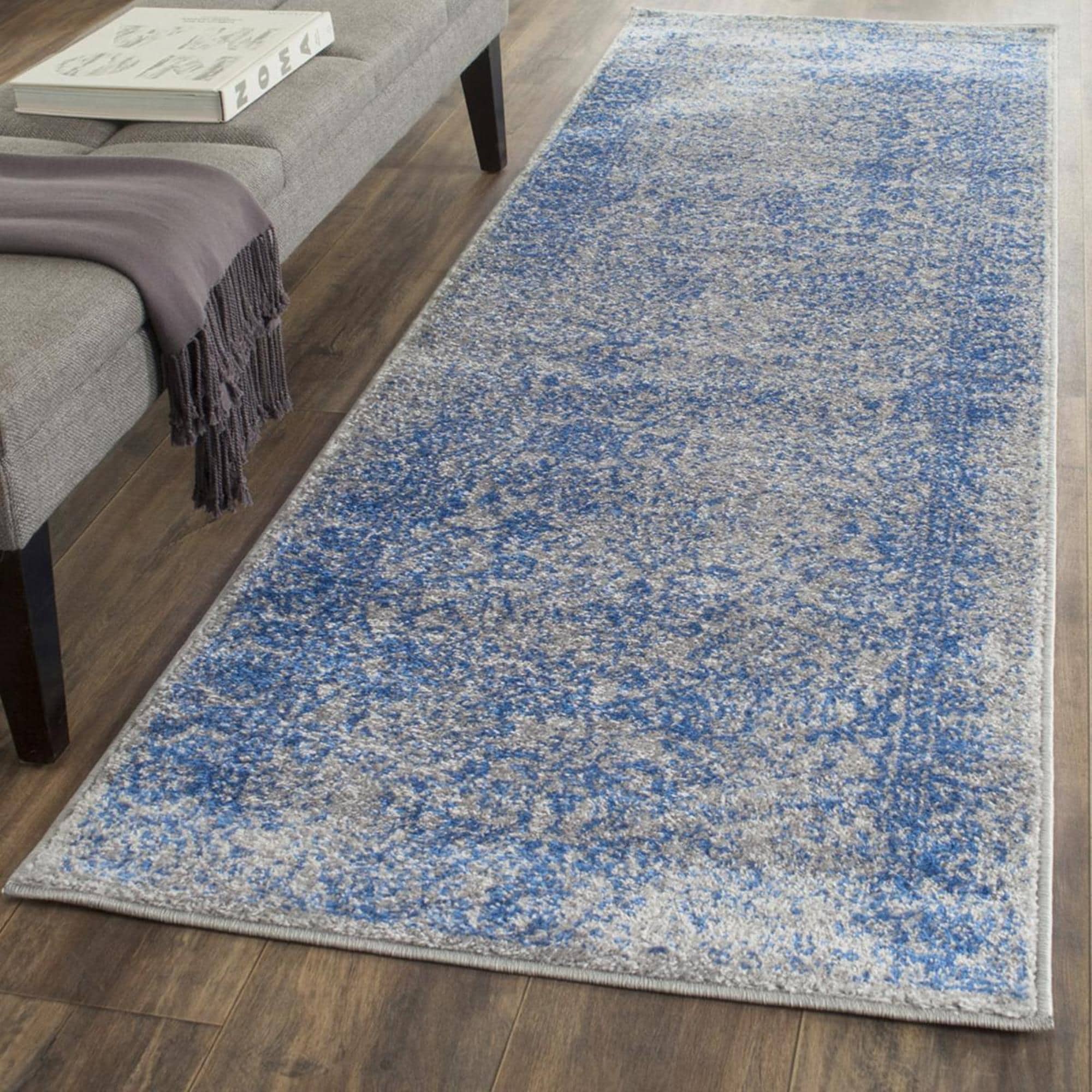 Safavieh Adirondack ADR109D 8' x 10' Ivory and Teal Area Rug