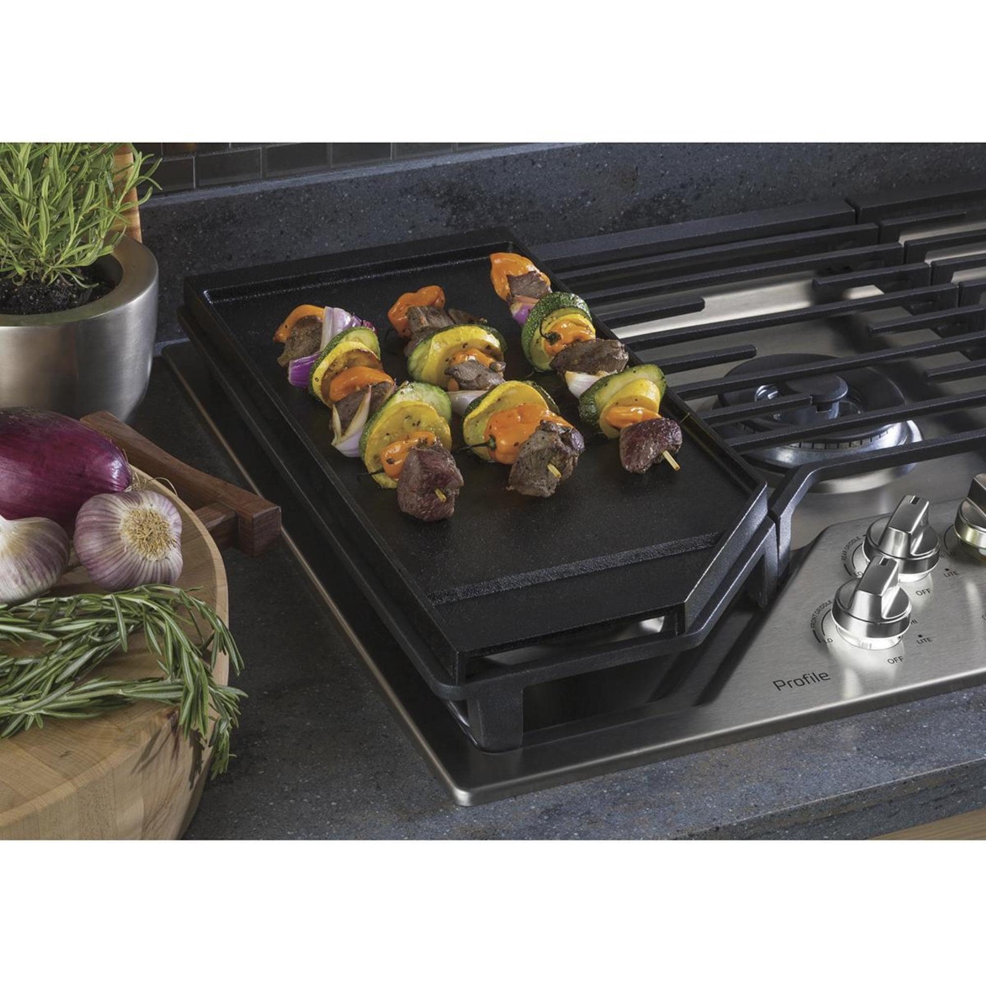 GE Appliances 30" Cooktop Griddle in Cast Iron Nebraska Furniture Mart