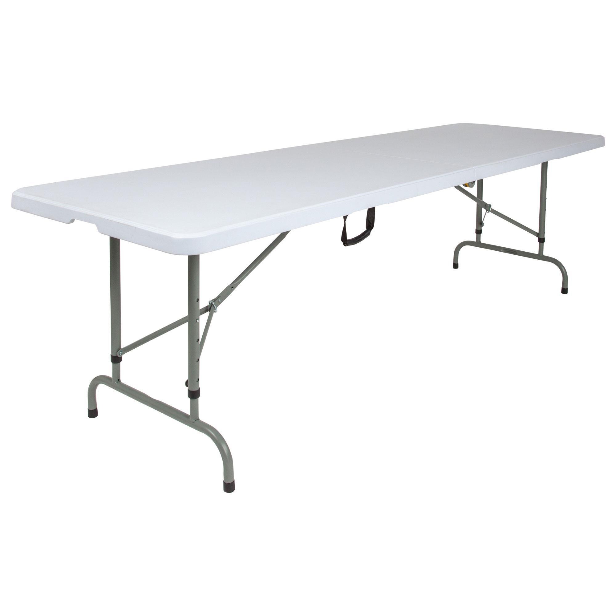 Flash Furniture Kathryn 8' Indoor/Outdoor Adjustable Folding Table in