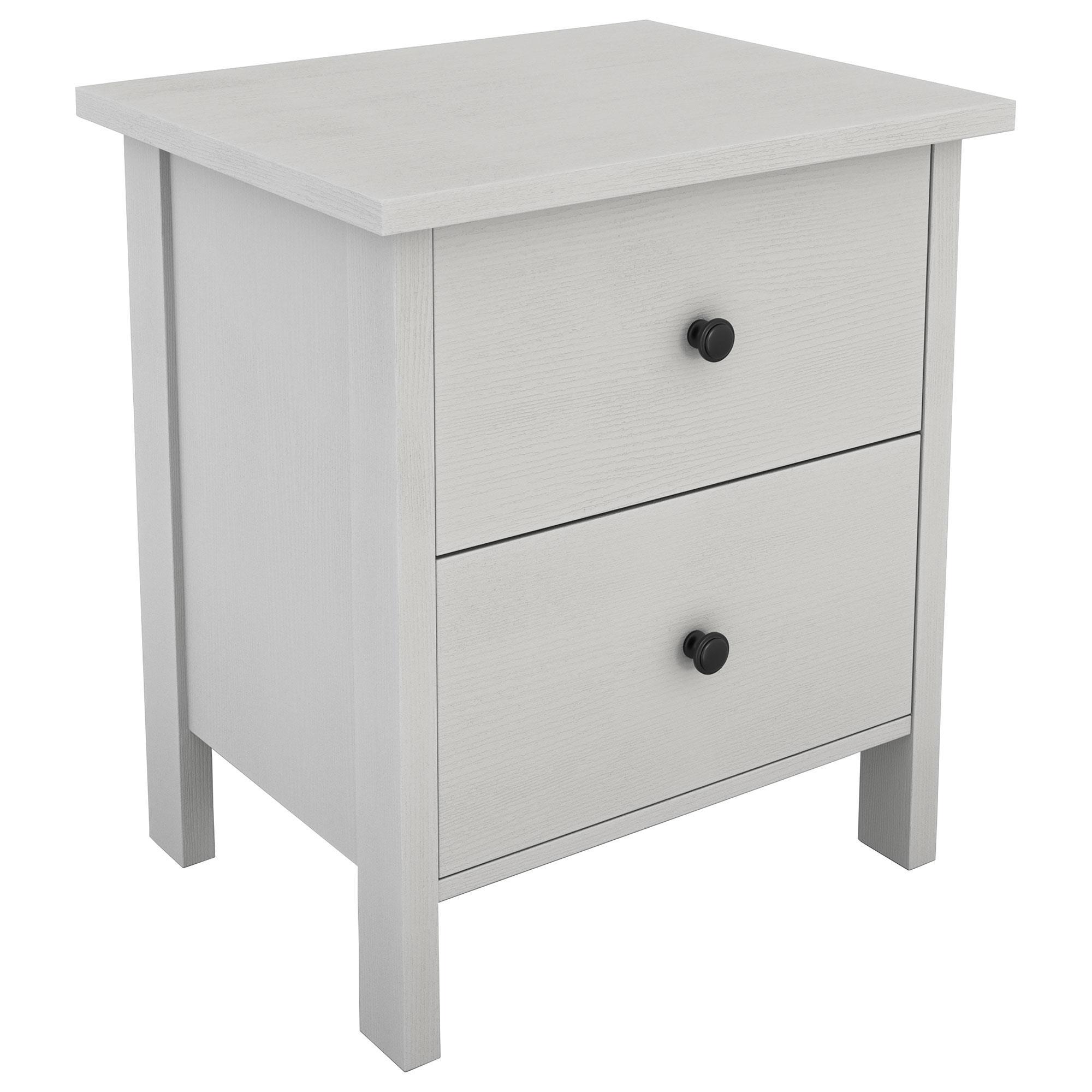 Furniture of America Morehead 2Drawer Nightstand in White NFM