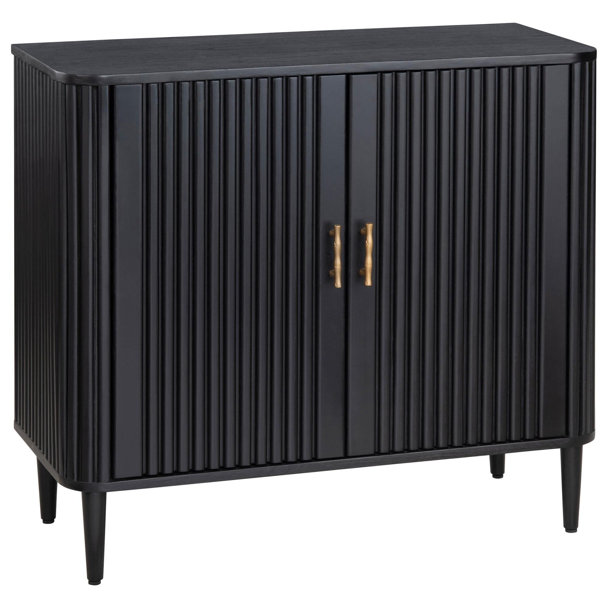Slatehouse Camden 2-Door Cabinet in Black