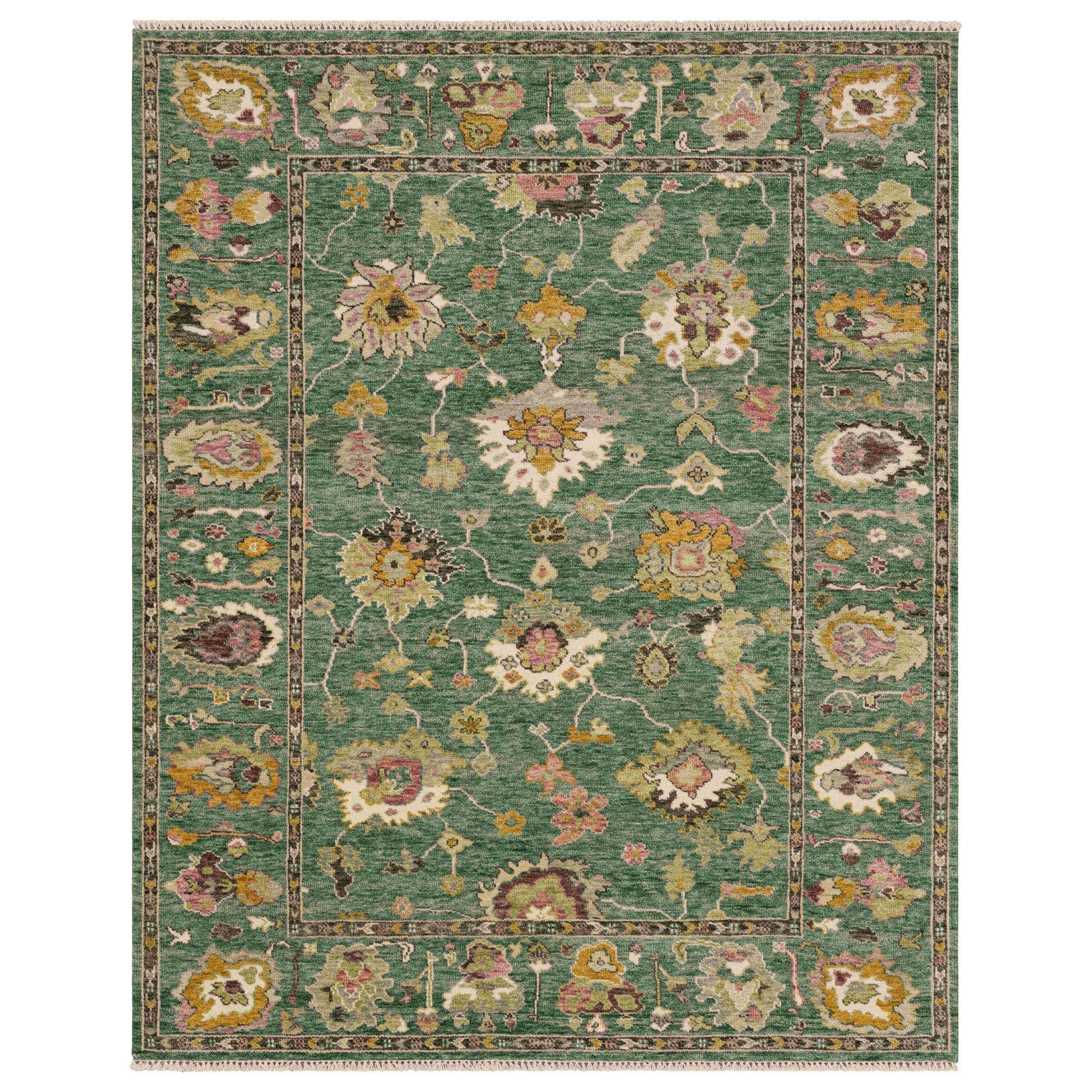 Karastan Tristan Teal 6' x 9' Area Rug